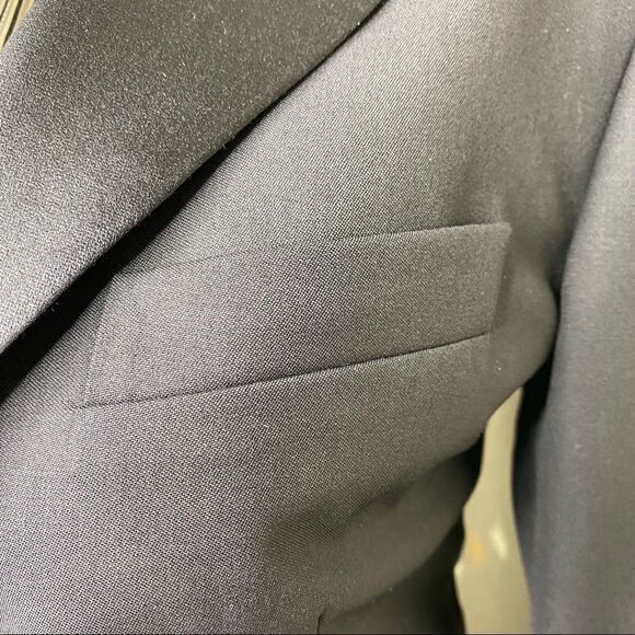 Ralph Lauren Made in Italy Black Cropped Tuxedo Gail Tailcoat - Picture 10 of 16